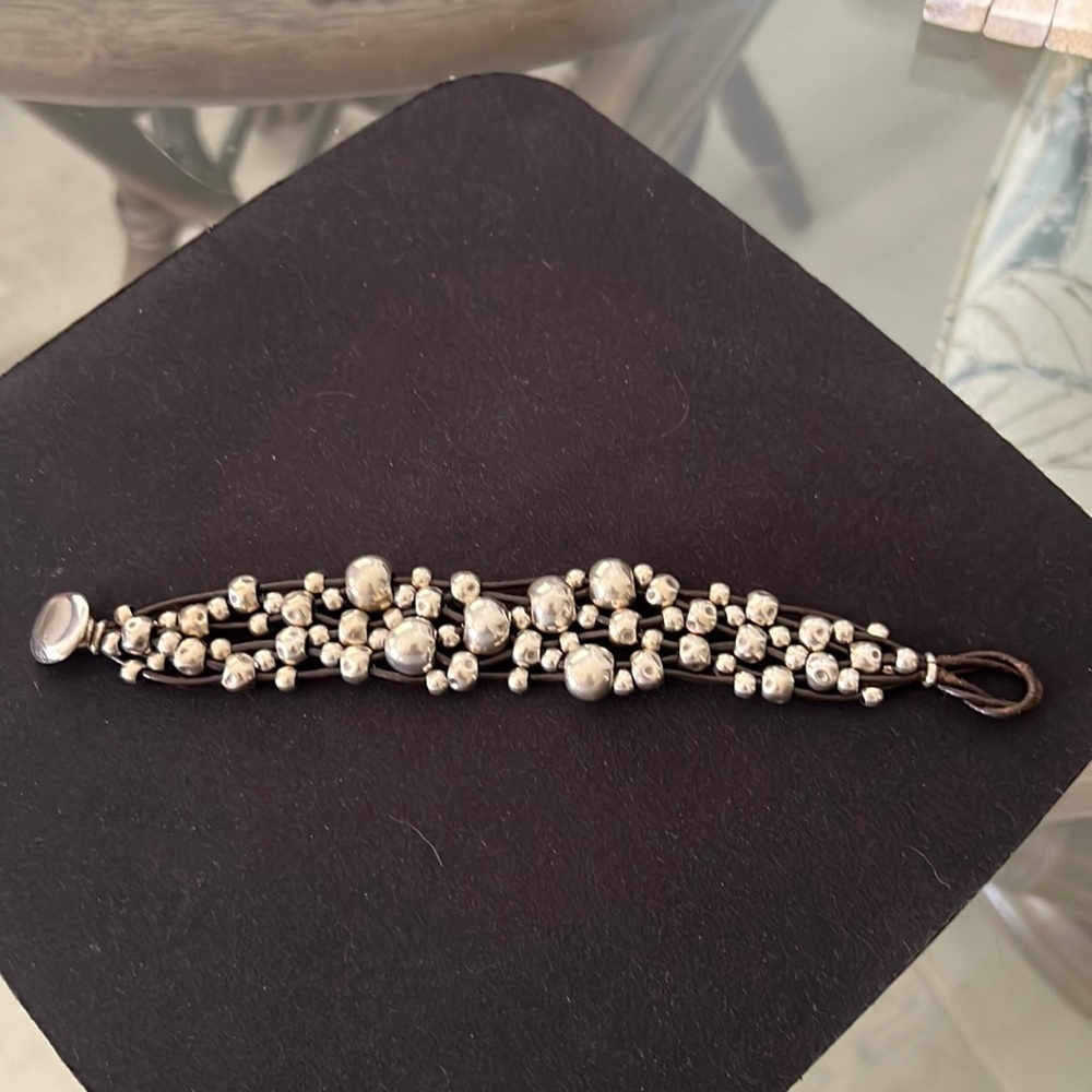 Authentic Sterling Silver Uno de 50 bracelet